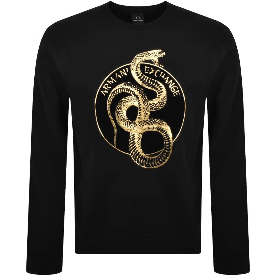 Armani Exchange Chinese New Year Sweatshirt Black Mainline Menswear Denmark